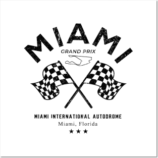 Miami gp Posters and Art